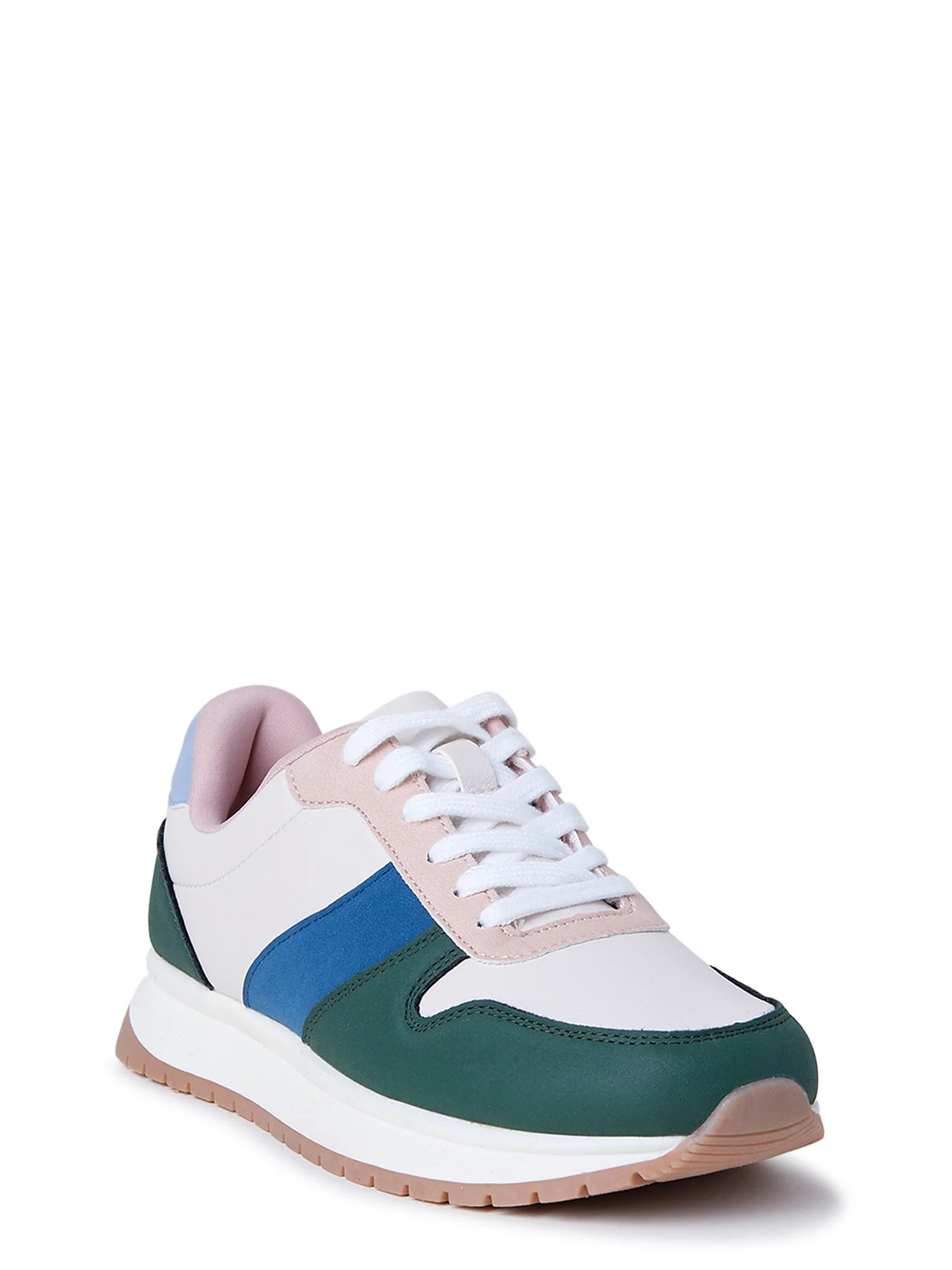 Time and Tru Women's Chunky Jogger Sneakers, Wide Width Available - Walmart.com | Walmart (US)