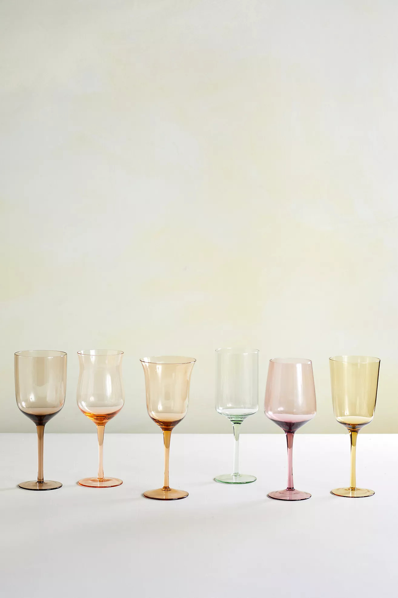 Colorful Goblets, Set of 6, Anthropologie Sale, Home Entertaining, Holiday Party | Anthropologie (US)