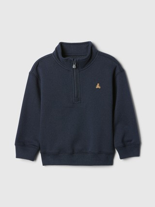 babyGap Vintage Soft Quarter-Zip Pullover | Gap (US)