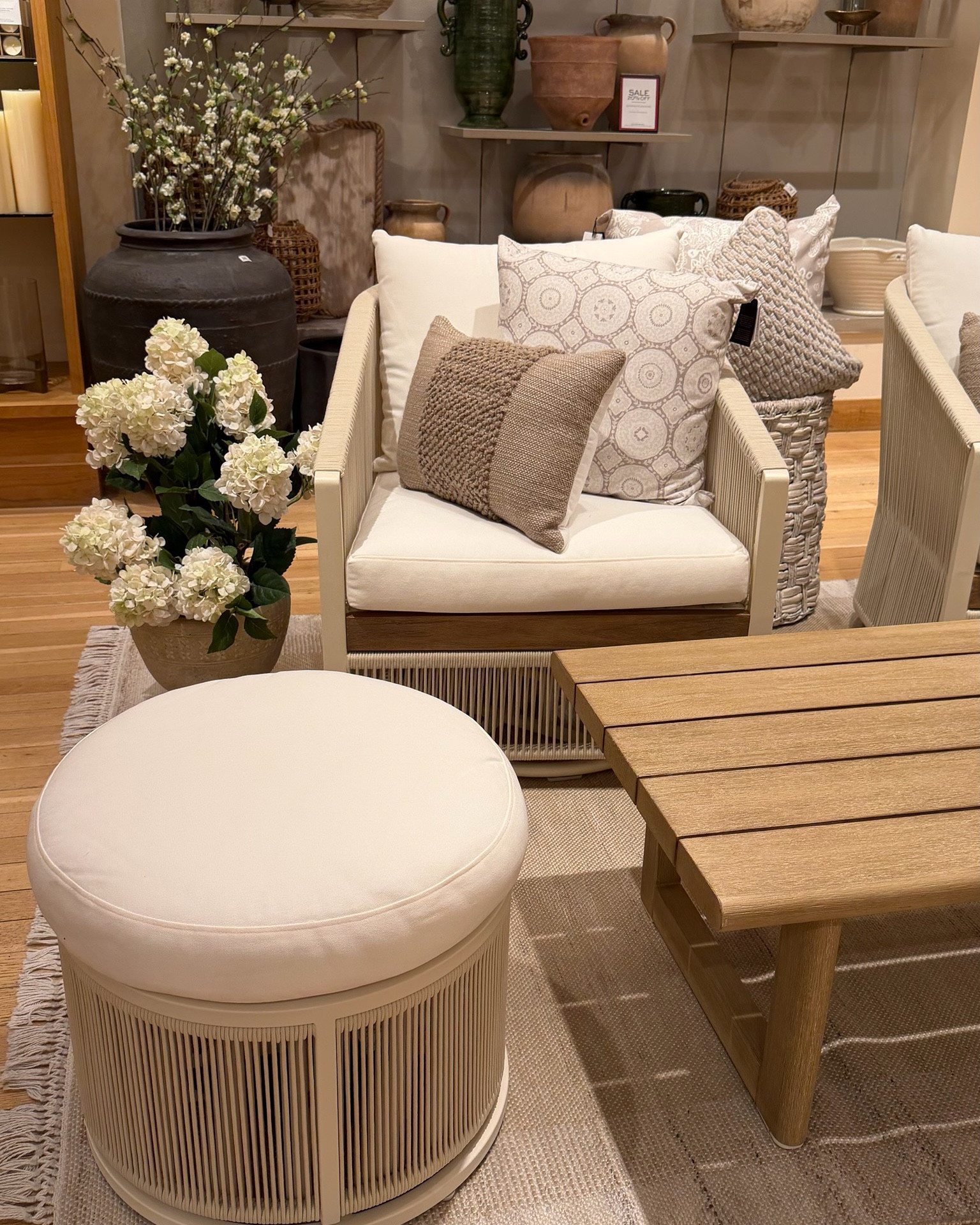 I’m obsessing over these outdoor pieces I saw in stores last week at Pottery Barn! The textures, woven details, and light tones are so gorgeous for the spring and summer.  

#LTKHome