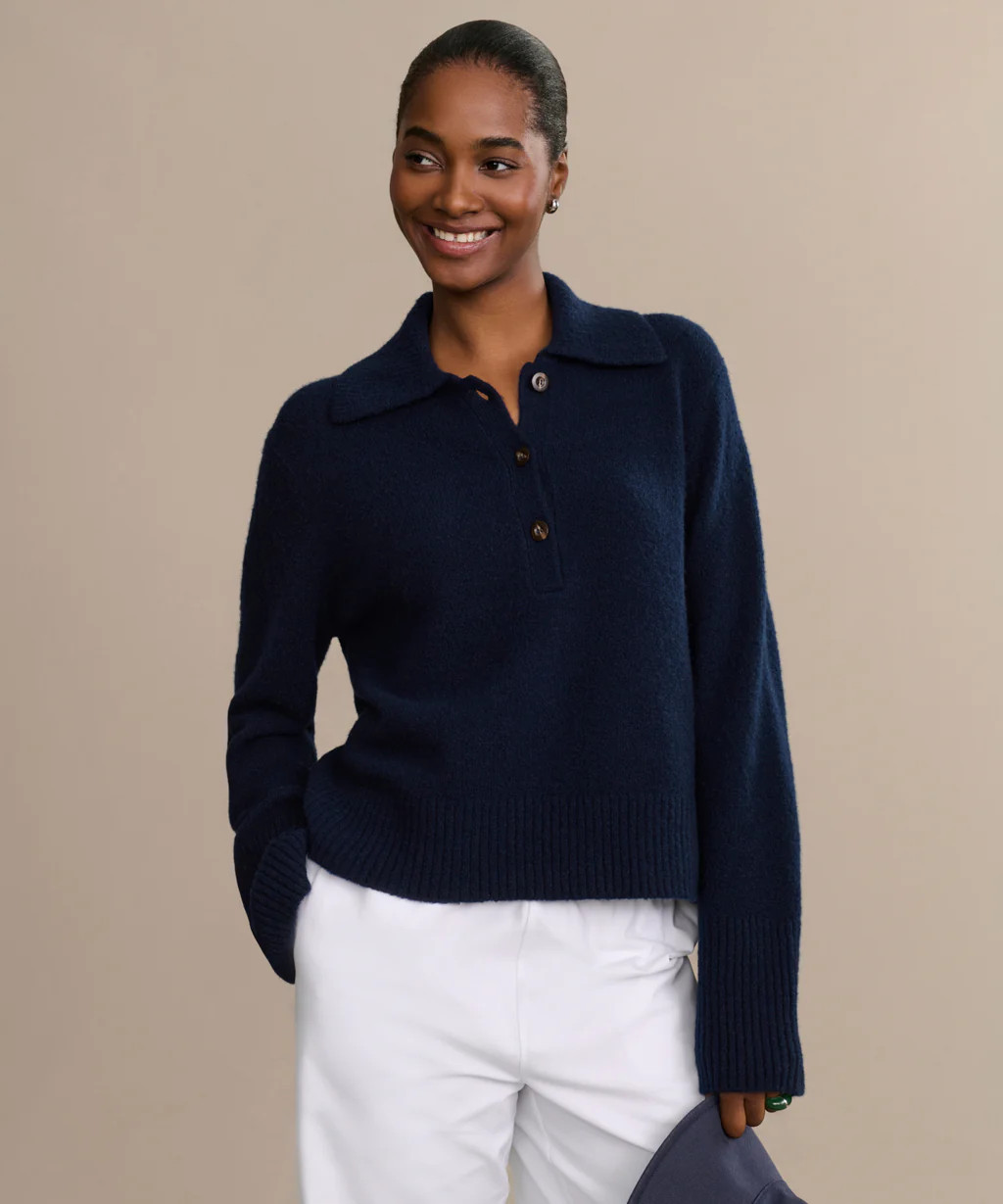 Cashmere Stevie Polo | Jenni Kayne