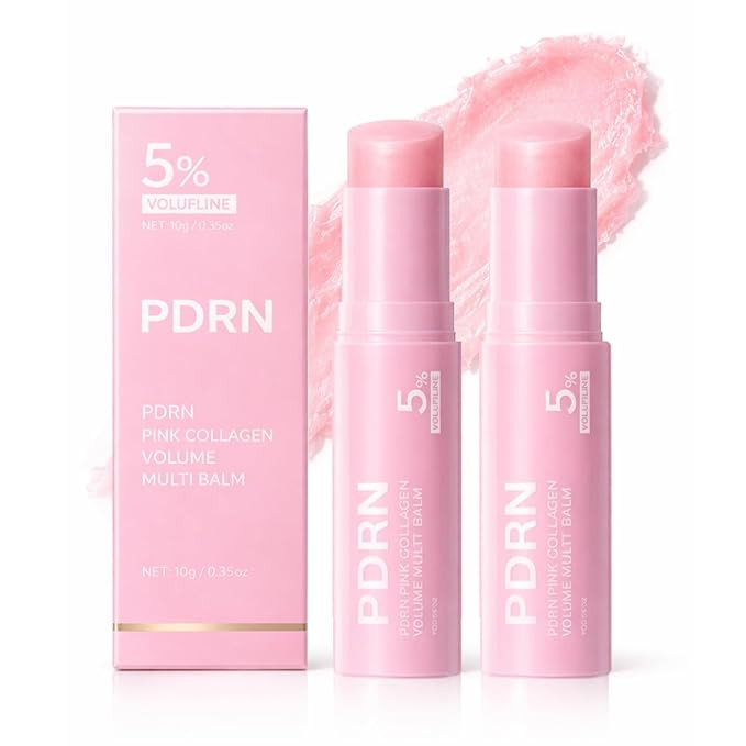PDRN Pink Collagen Multi Balm Stick - K-Beauty Volufiline & NAD+ Skin Booster for Face, Neck & Un... | Amazon (US)