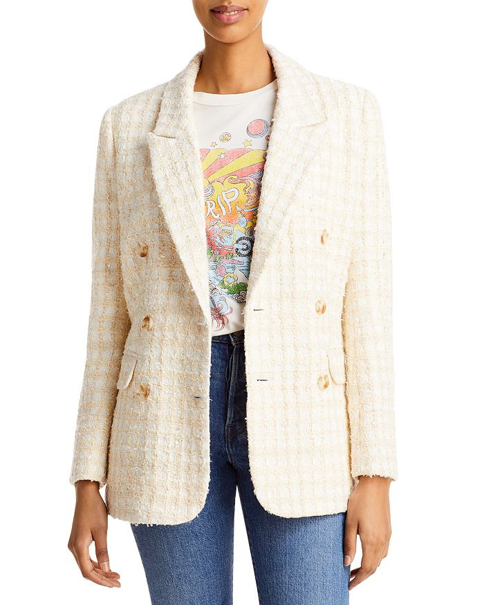 Plaid Double Breasted Blazer - 100% Exclusive | Bloomingdale's (US)