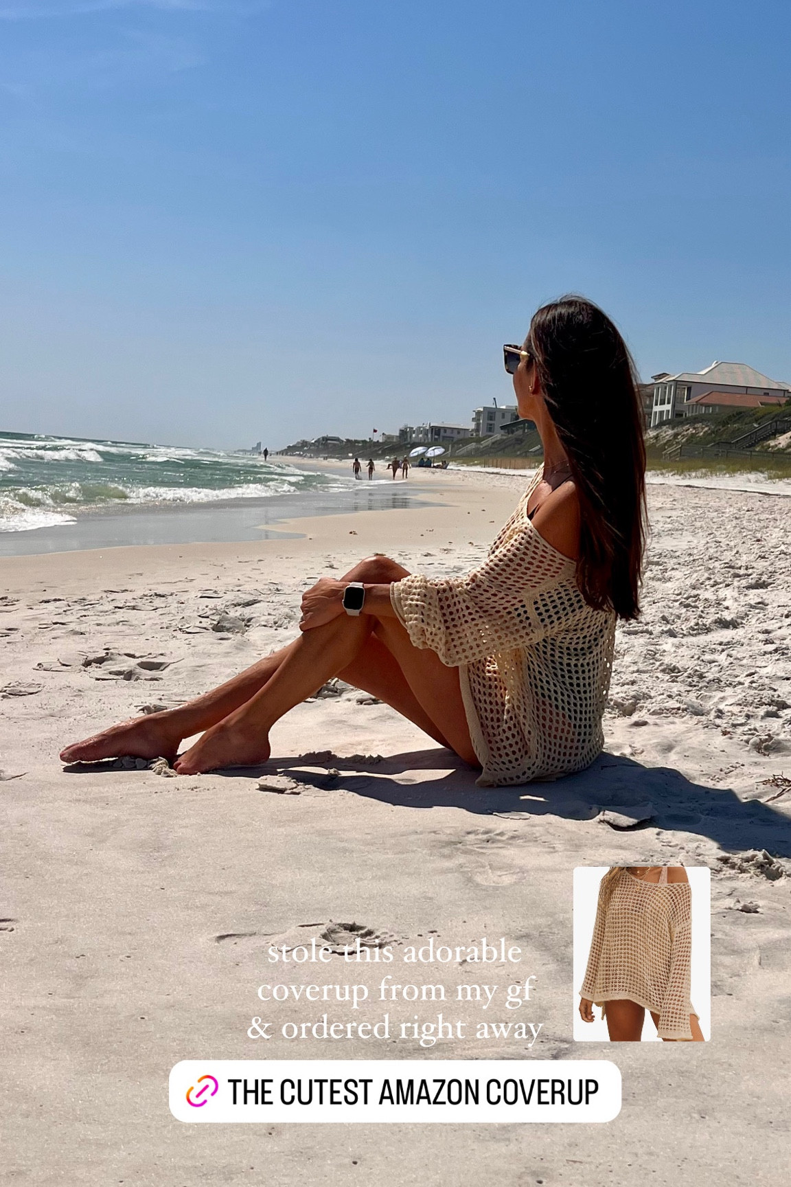 Wore this swimsuit coverup on our girls beach trip! Amazon Swim Coverup, beach essentials, pool must haves, beach coverup, swim, beach finds

#LTKtravel #LTKSeasonal #LTKswim