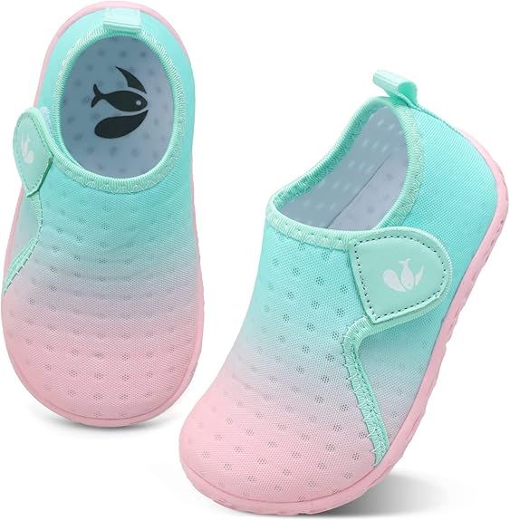 FEETCITY Boys Girls Water Shoes Kids Aqua Socks Quick Dry Barefoot for Beach Swimming Pool | Amazon (US)