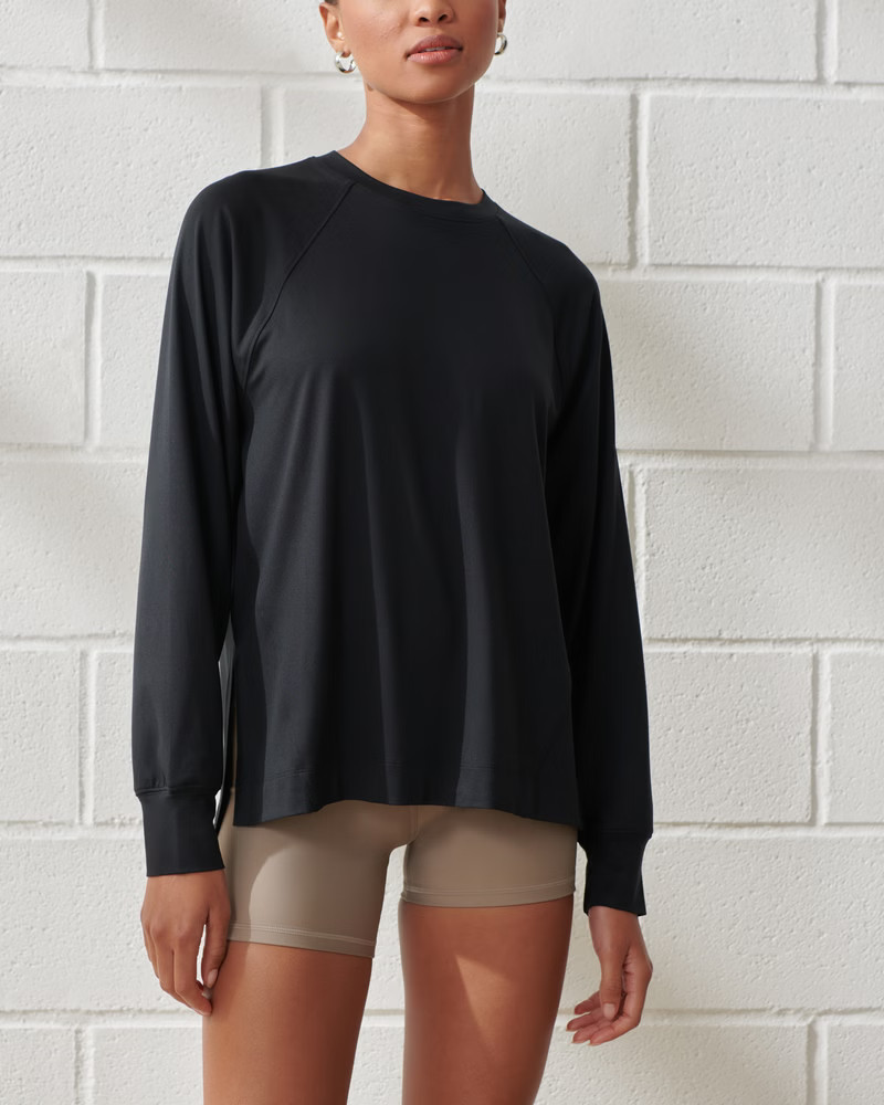YPB powerSOFT Long-Sleeve Easy Tee | Abercrombie & Fitch (US)