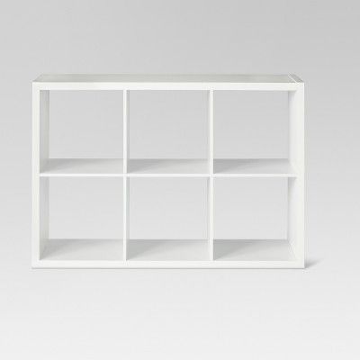 13&#34; 6 Cube Organizer Shelf White - Threshold&#8482; | Target