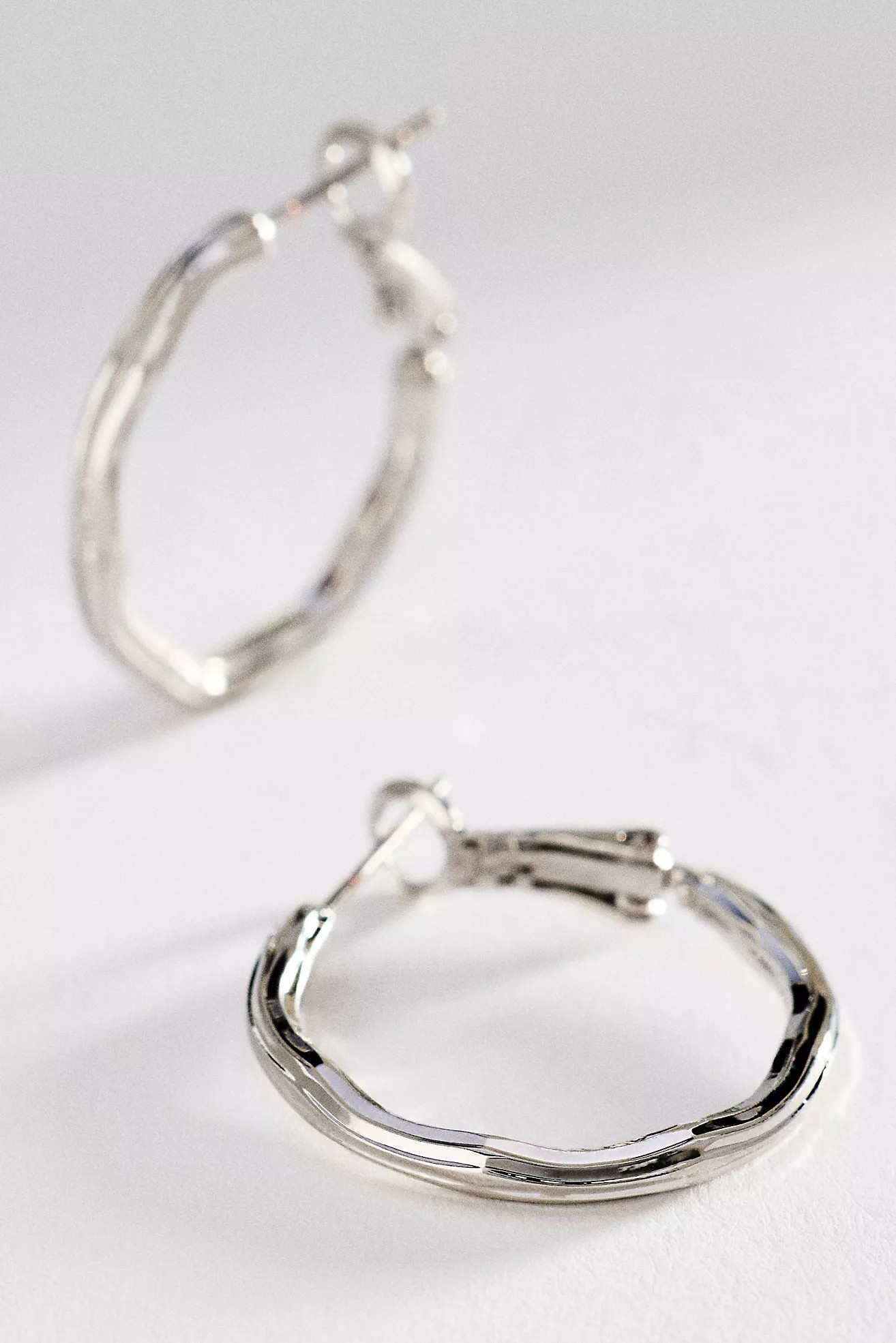 Ribbed Hoop Earrings | Anthropologie (US)