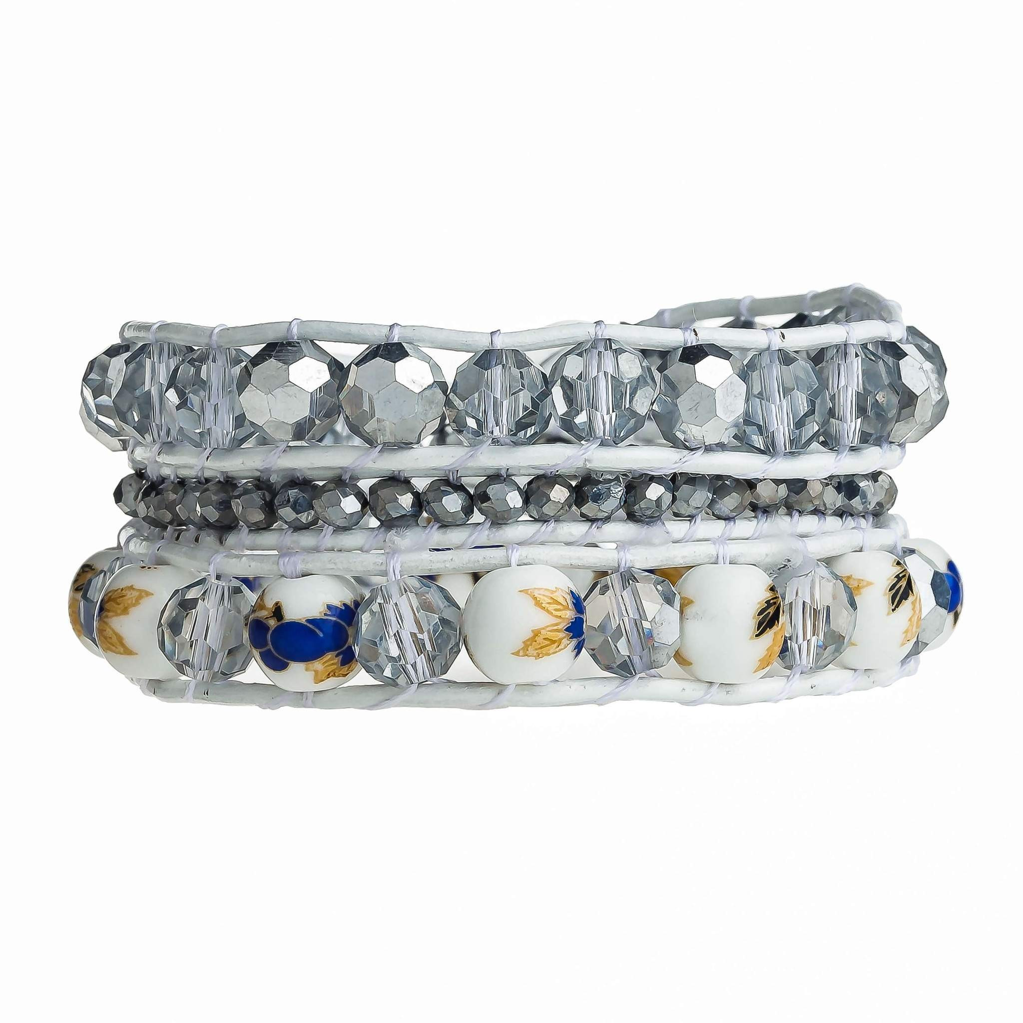 Bellflower Beads on White | Victoria Emerson