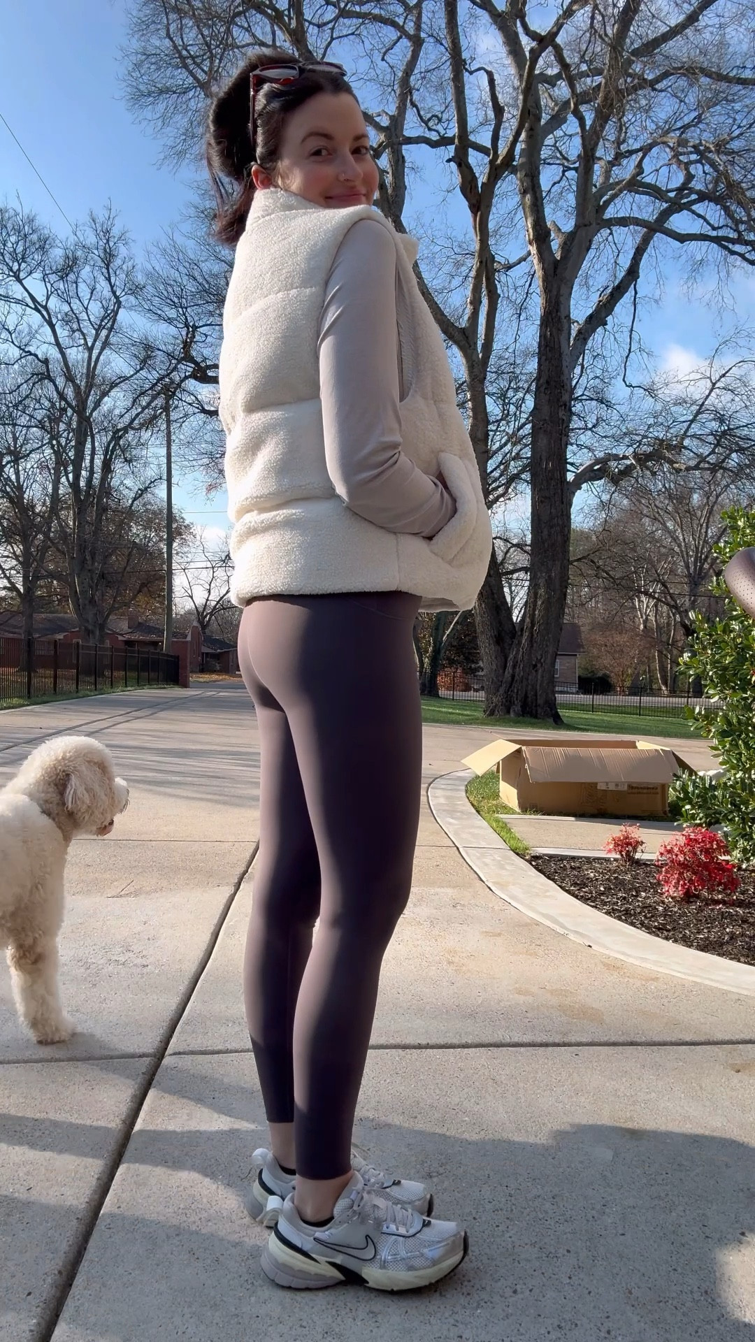 These Spanx brushed leggings were SO cozy and warm on my walk this morning. On sale for BF. My Nikes too!

#LTKfitnessgoals #LTKootd #LTKCyberWeek