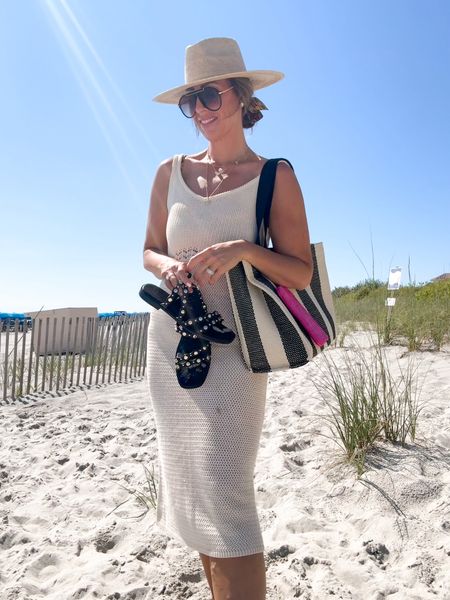Beach day 
Crochet midi dress size medium 

#LTKswim #LTKtravel #LTKstyletip