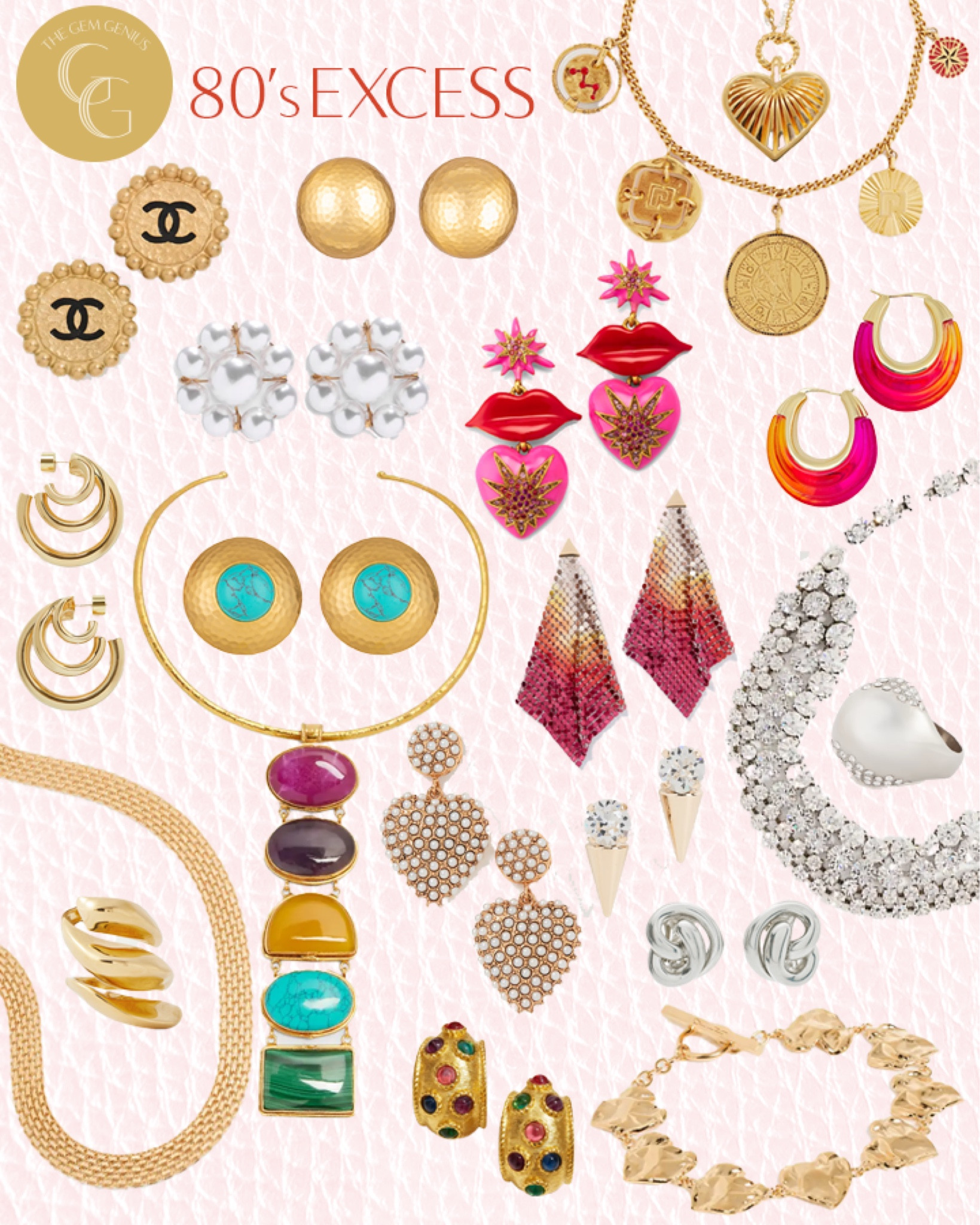 80's Excess // 1980's jewelry trends are back with a modern twist! Check out these pieces under $1,000!

#thegemgenius #gemgenius #jewelry #jewels #jewelryaddict #1980s #80sexcess #gemstones #jewelrytrend #charmedlife #charm #charms #onlineshop #shopsmall #womenownedbusiness #smallbusiness #smallbusinessowner #onlinebusiness #womenowned #earrings #necklace #bracelet #braceletstacks #rings #accessories #womensstyle #womensfashion #instajewelry #jewelrygram #designerjewelry #statementjewelry #statementearrings #fashionjewelry #moodboard

#LTKFind #LTKstyletip #LTKSeasonal