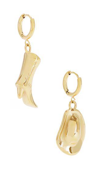 Giddy Up Earrings in Gold | Revolve Clothing (Global)