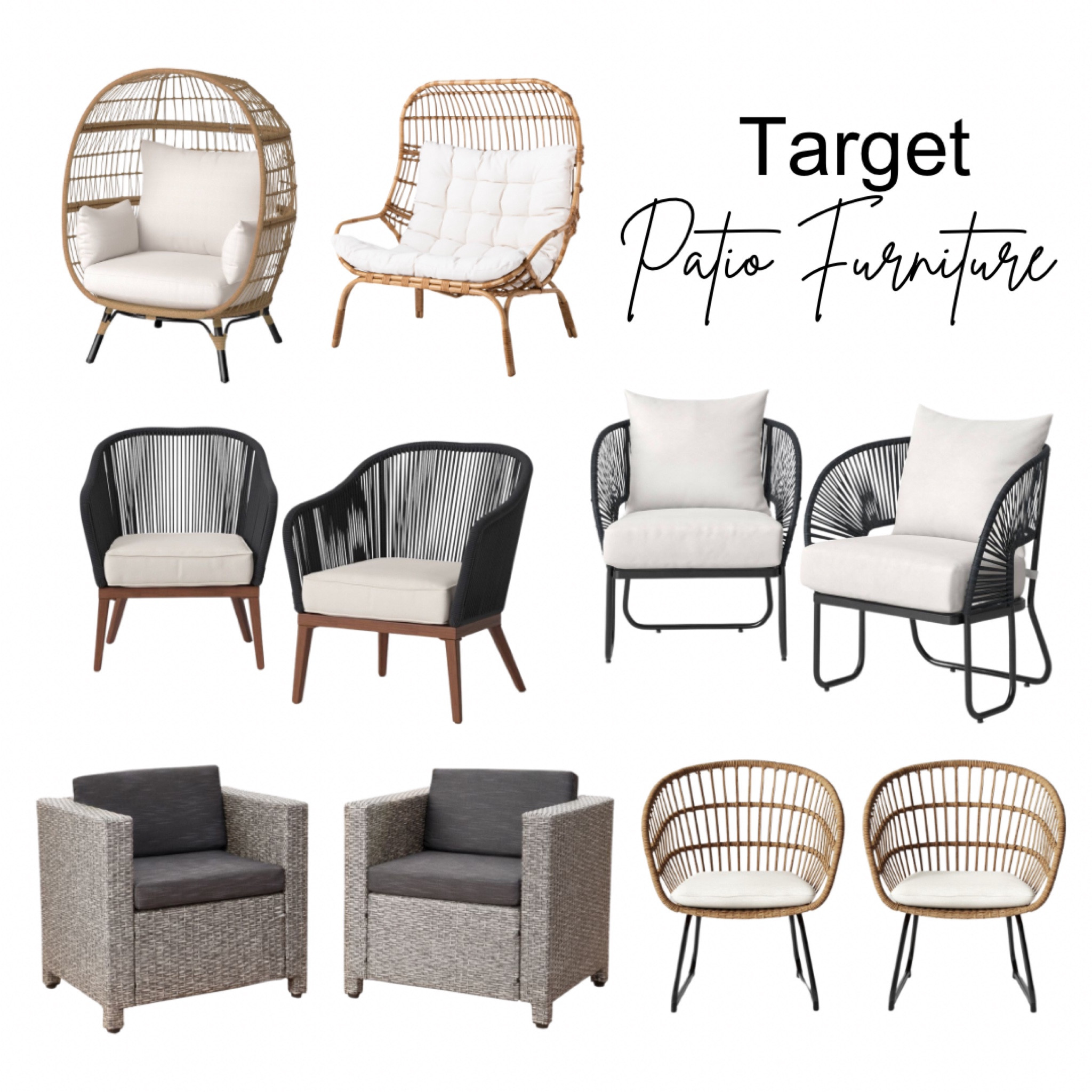 Target Patio Furniture
Wicker, neutral, set, outdoor, living


#LTKSeasonal #LTKxTarget #LTKhome