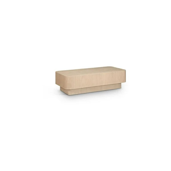 Meridian Furniture Oakmont Natural Oak Veneer Coffee Table | Walmart (US)