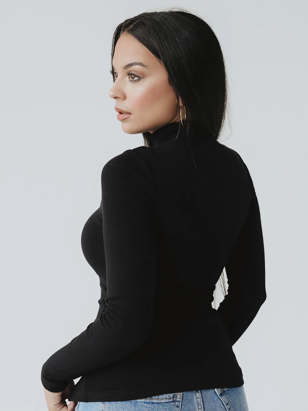 Turtleneck Long Sleeve Brami (Full Length) | Klassy