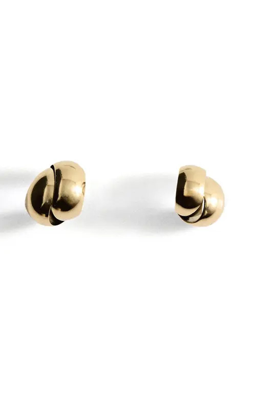 MANGO Geometric Stud Earrings in Gold at Nordstrom | Nordstrom