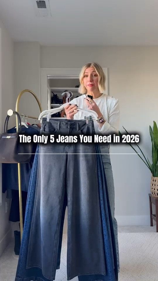 The 5 Pairs of Jeans You’ll Actually Wear in 2026 👖
As a stylist + denim expert, I’m constantly asked: “Which jeans are actually worth it right now?”
These are the five I recommend to clients again and again — flattering, wearable, and effortlessly modern.

✨ My Top Picks:
    1.    Citizens of Humanity Ayla – Relaxed, cuffed, & elevated
    2.    AGOLDE 90’s Pinch Waist – Waist-snatching & vintage-rigid
    3.    Quince Bella Wide Leg – Comfy stretch & budget-friendly
    4.    Pistola Wes Barrel Jean – Cropped + cool with shape
    5.    Pistola Lana Wide Leg – Soft stretch, ultra-lengthening

📏 Fit details + sizing tips included in each link.
💬 Save this for your next denim refresh.

🛍️ Shop everything below ↓

*For size reference, I’m 5’10” wearing my tts 28 in all of these jeans. 


#LTKootd #LTKmomlife #LTKSeasonal