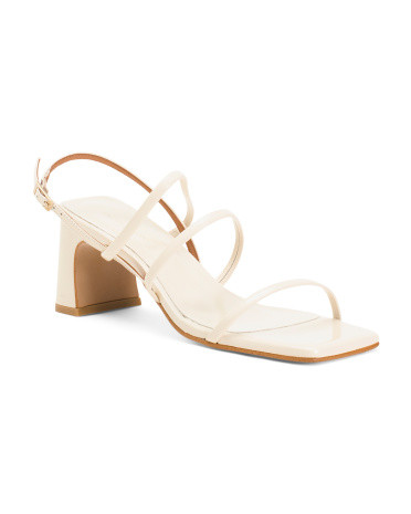 Made In Spain Leather Heeled Sandals | TJ Maxx