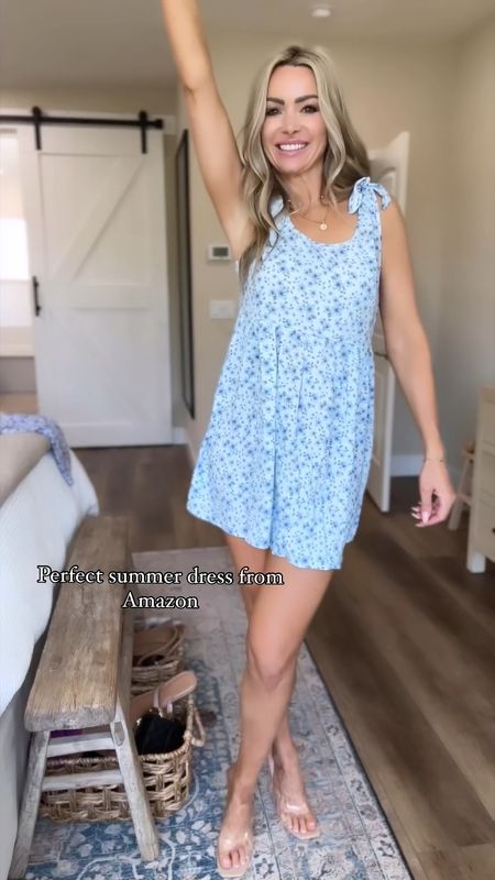Perfect summer dress from Amazon!
It has the cutest tie straps and comes in solid colors too!
Amazon fashion 

#LTKStyleTip #LTKFindsUnder50 #LTKSeasonal