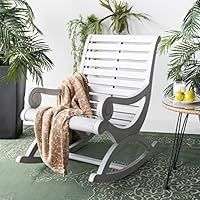 Safavieh PAT7016A Outdoor Collection Sonora Ash Grey Rocking Chair | Amazon (US)