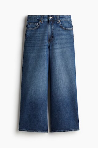H & M - High Rise Wide-cut Jeans - Blue | H&M (US + CA)