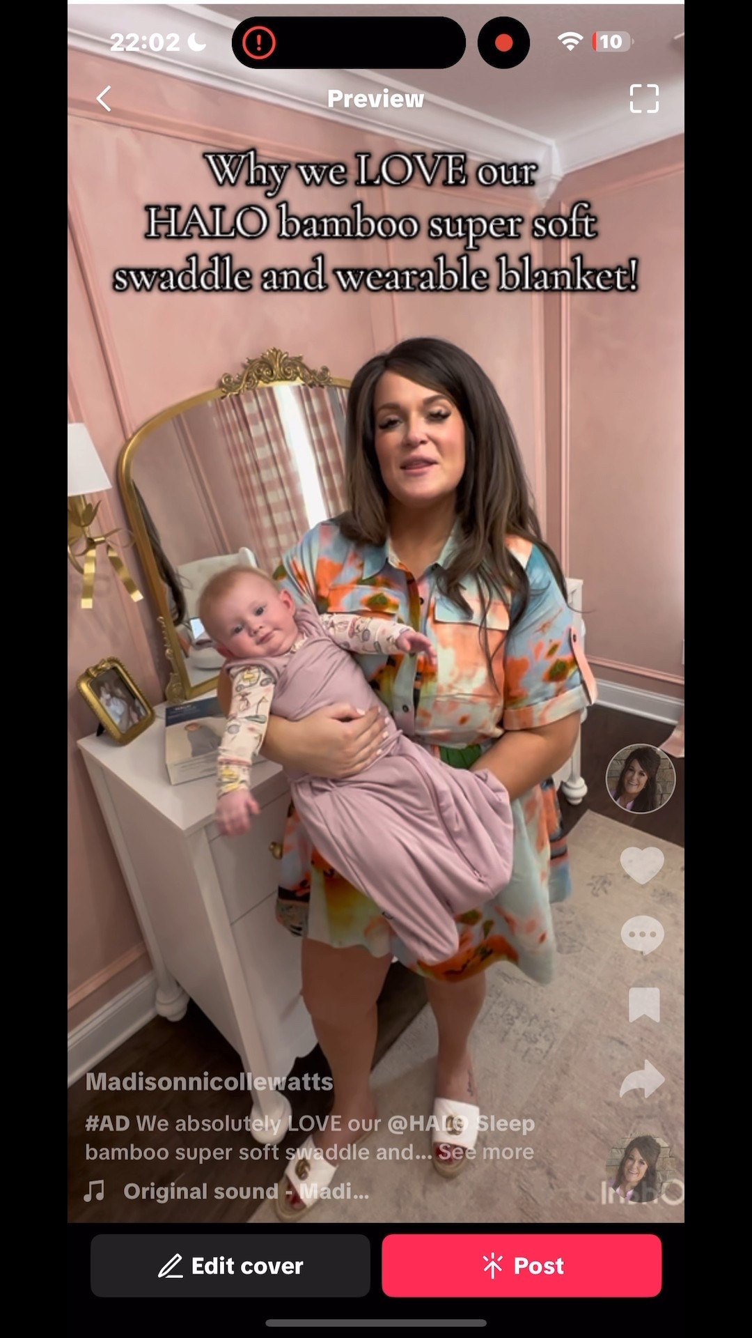 #AD We absolutely LOVE our @halosleep bamboo super soft swaddle and wearable blanket! We’ve only used HALO swaddles for Frannie since she came home from the hospital. She’s been sleeping 10-12 hours/night since she was four weeks old and we attribute a lot of our sleep success to our HALO swaddles! I’ve linked this swaddle and a lot of my other HALO favorites on my LTK! Just search: MadisonNicolleWatts

#halosleep #halosleepsack #halosleepsackwearableblanket 



#LTKBaby #LTKFamily #LTKBump