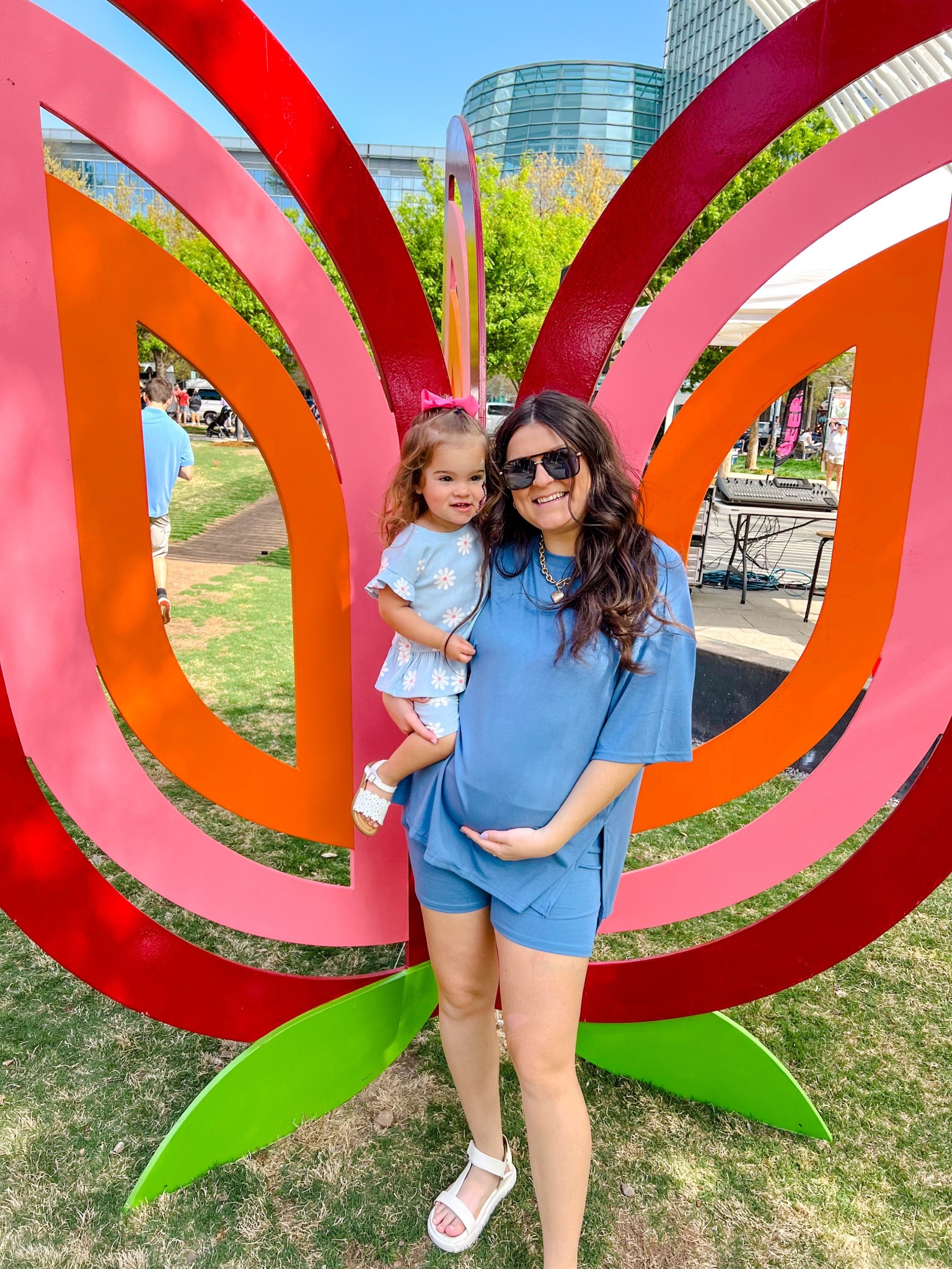 I will be living in this Amazon matching set for the rest of my pregnancy and probably post Partum too😂

Sized up to a Large so the shorts would fit the bump and it’s perfect. 

Amazon set / matching set / oversized matching set / biker shirt set / mom style / mom outfit / Amazon matching set / blue outfit / travel outfit / maternity outfit / bump friendly / summer outfit / casual outfit / toddler outfit / toddle girl outfit / target toddler girl / toddler girl biker short set / spring outfit / chunky necklace / gold heart necklace / chunky heart necklace / 

#LTKBump #LTKTravel #LTKStyleTip