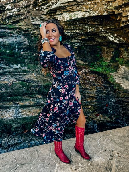 Floral, spring dress, Easter, dress, Amazon, dress, summer dress, travel, dress, vacation, outfit, country concert, cowgirl outfit, Lucchese, cowgirl, boots, red cowgirl, boots, red, cowboy boots, summer boots, music, festival, outfit, Nashville outfit, date night outfit, Country music, artist concert, outfit, rodeo outfit, baddie, cowgirl, corporate cowgirl, outfit, bridal shower, baby shower, outfit, dress, midi, dress, Amazon, women’s fashion, fines, viral dress, Trendy

#LTKstyletip #LTKworkwear #LTKfindsunder50