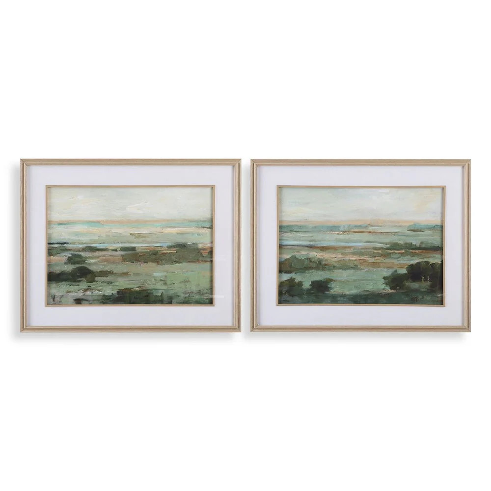 Warm Valley Framed Prints, Set of 2 | Outrageous Interiors + Design