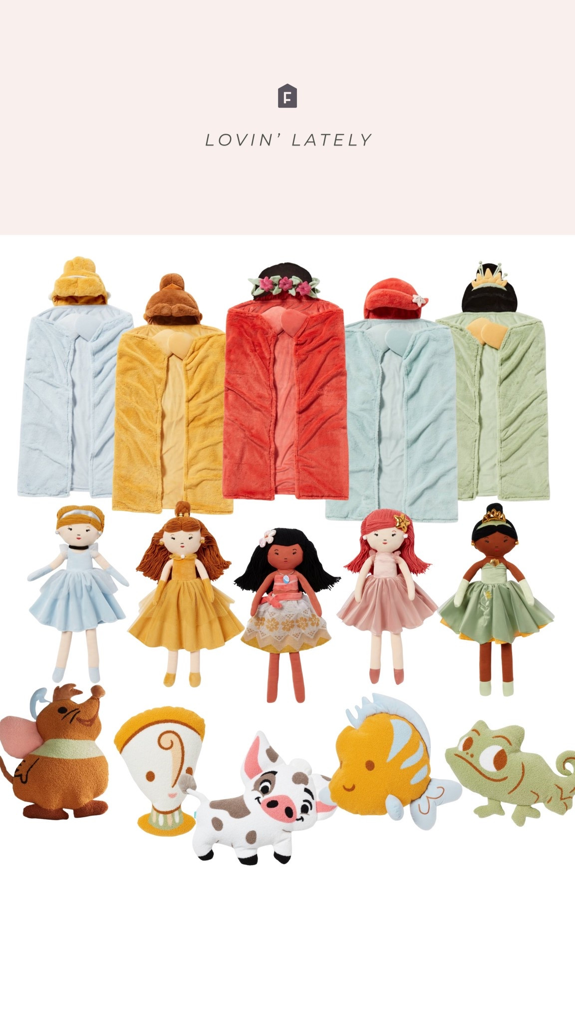 This is peak adorableness. A princess blanket, doll and sidekick is what little girls dream of.