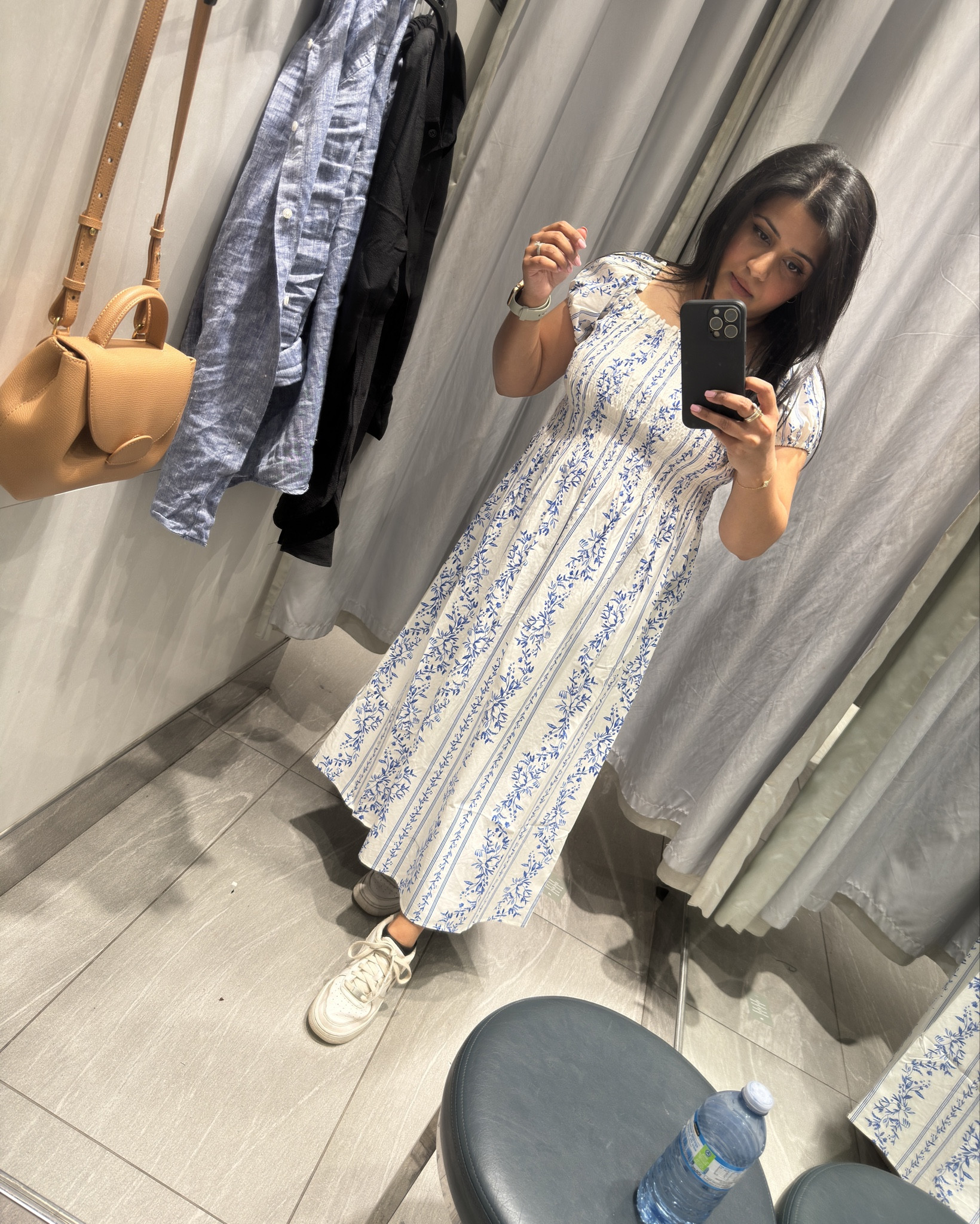 h&m off the shoulder poplin dress thebuckeyeabode on LTK