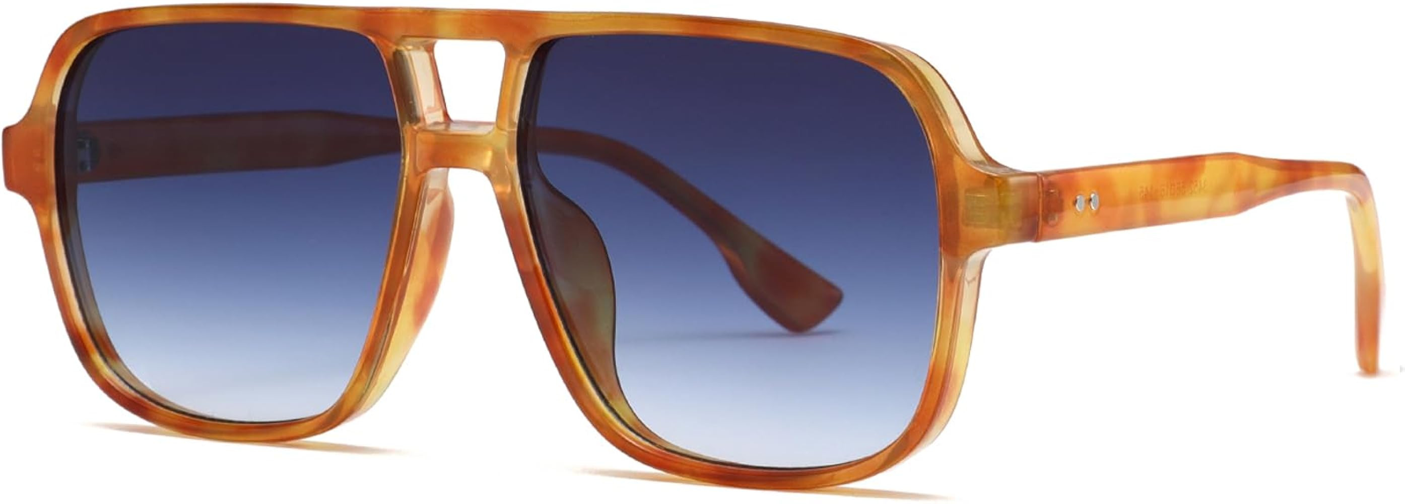 Long Keeper Retro Square Sunglasses for Women Men Trendy Oversized Square Aviation Sun Glasses 70... | Amazon (US)