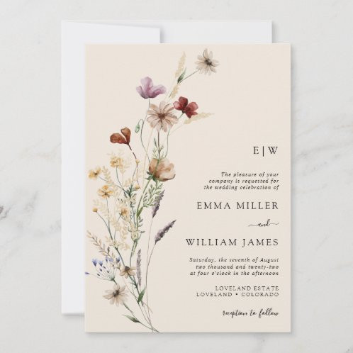 Boho Arch Wedding Invitation Foil Invitation | Zazzle | Zazzle