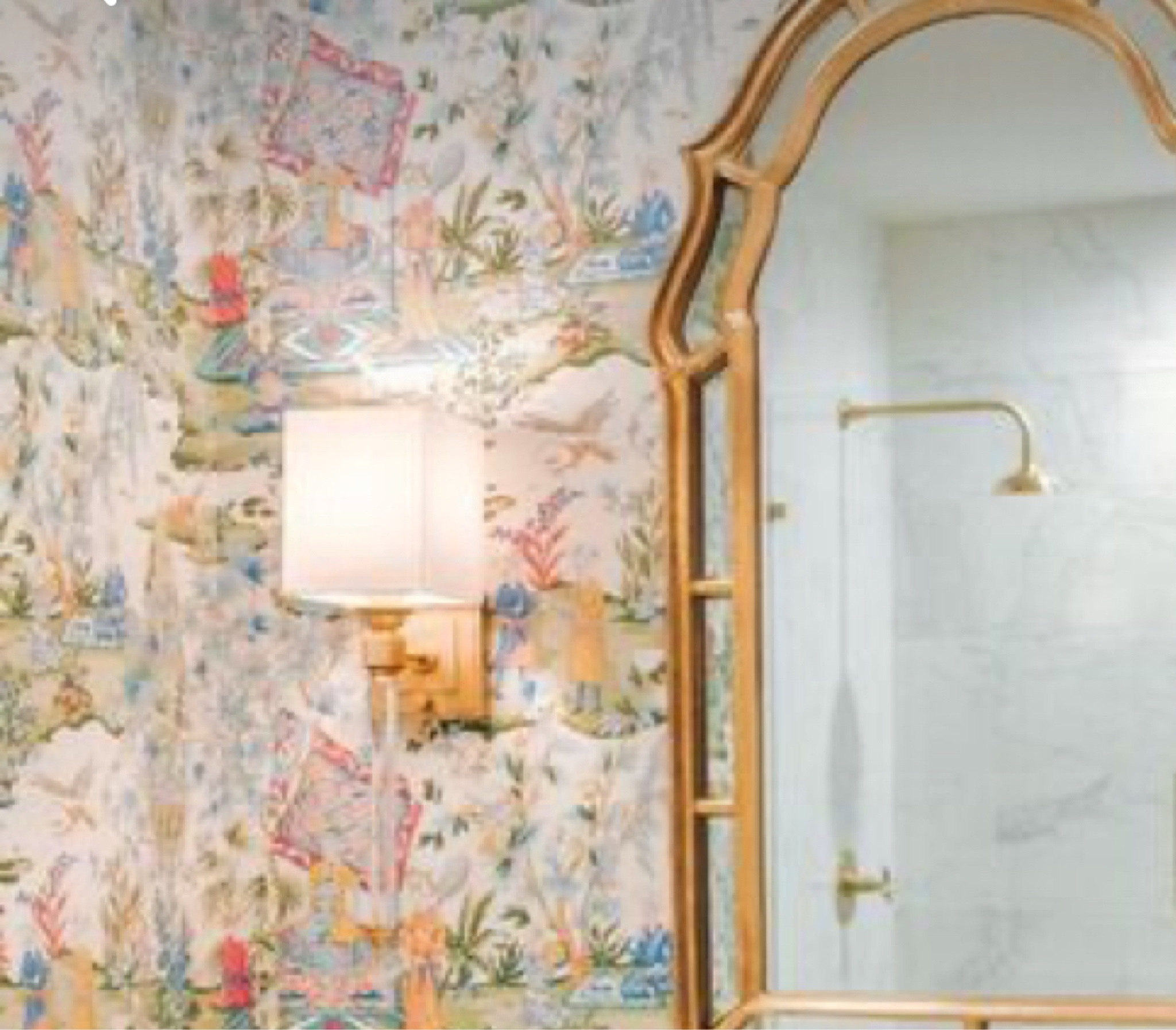 Powder room wallpaper refresh 😍

#LTKhome #LTKsalealert #LTKstyletip