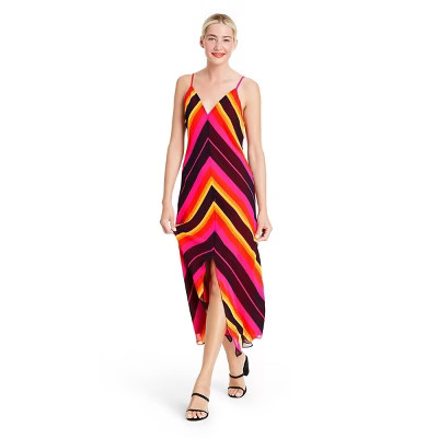 Chevron Sleeveless Slip Dress - Christopher John Rogers for Target Pink | Target