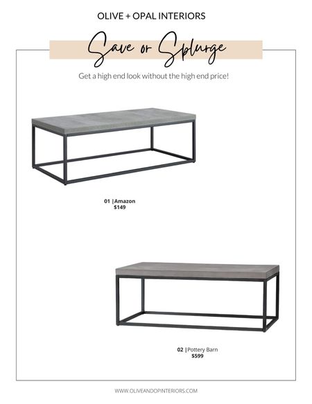 Would you splurge on this table to have real concrete?!
.
.
.
Amazon 
Pottery Barn
Faux Concrete 
Black Metal Legs
Concrete Outdoor Coffee Table
Wrought Iron Legs
Industrial 
Eclectic 
Modern 
Transitional 

#LTKhome #LTKstyletip #LTKbeauty