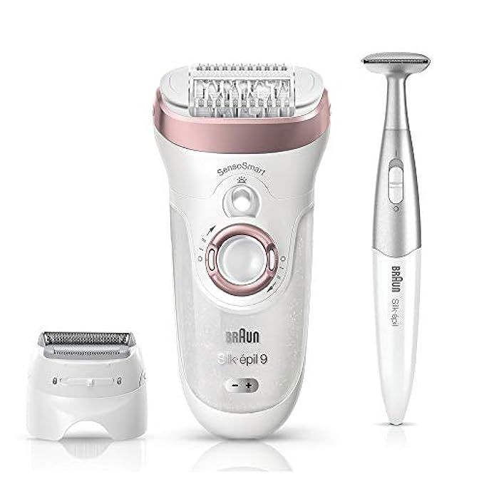 Braun Epilator for Women, Hair Removal for Women, Silk-épil 9-890 SensoSmart Electric Shaver and Bik | Amazon (US)