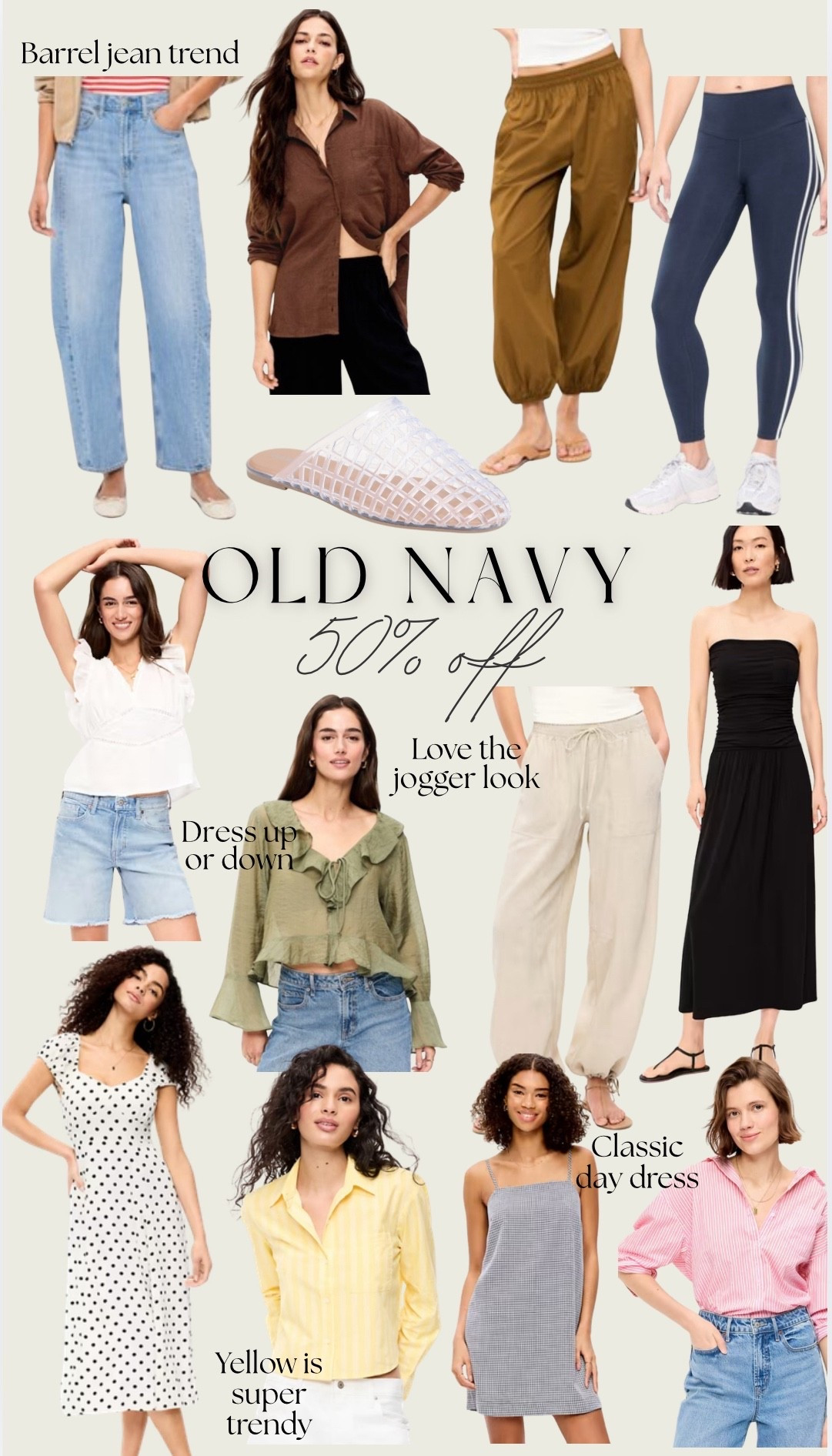 Old navy 50% off everything 

#LTKootd #LTKSeasonal #LTKSaleAlert