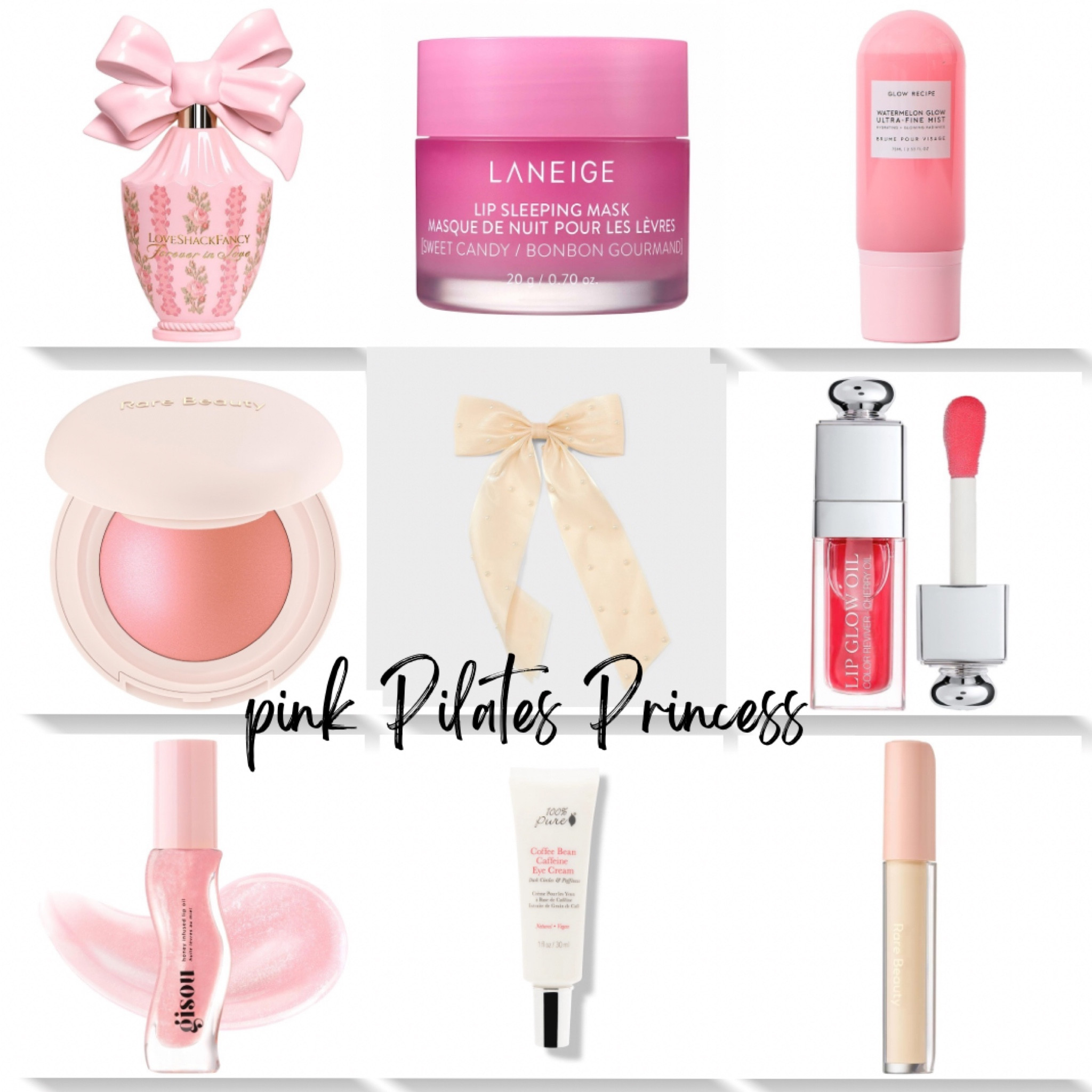 Pink Pilates princess aesthetic
Eye cream
Lip oil
Blush
Skincare
Fragrance 

#LTKFindsUnder100 #LTKSeasonal #LTKBeauty