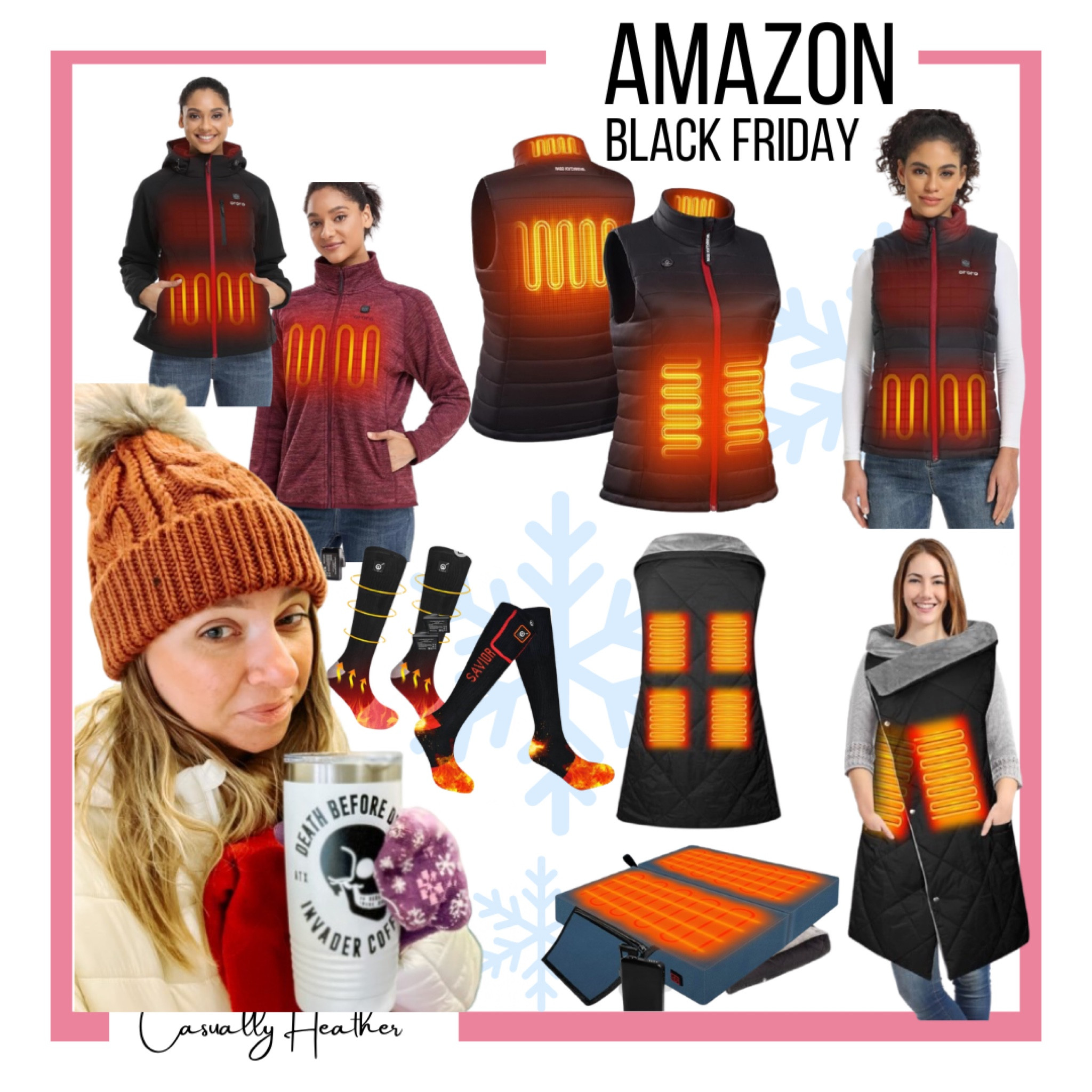 Amazon Black Friday deals on heated gear perfect to stay warm at the ice rink or for all your favorite winter activities. I own the ANTARCTICA GEAR jacket and Savior Heat socks and love both. The ORORO vest is on my Christmas list. 

#LTKCyberWeek #LTKGiftGuide #LTKSeasonal