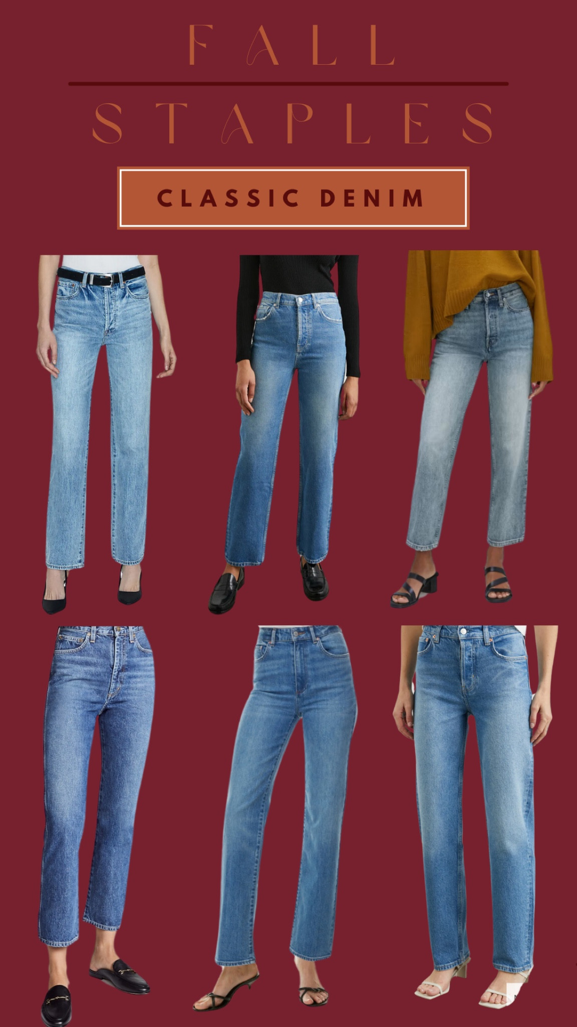 Fall Staples — Classic Denim: Light Wash 👖 

#LTKFindsUnder100 #LTKSeasonal #LTKFallSale