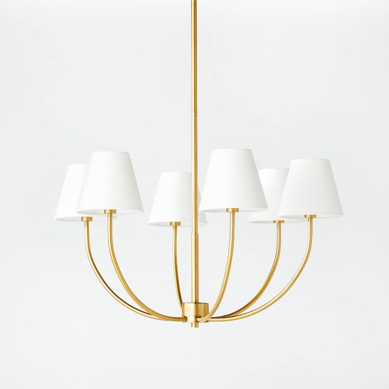 6-Light Ceiling Chandelier Brass - Threshold™ designed with Studio McGee | Target