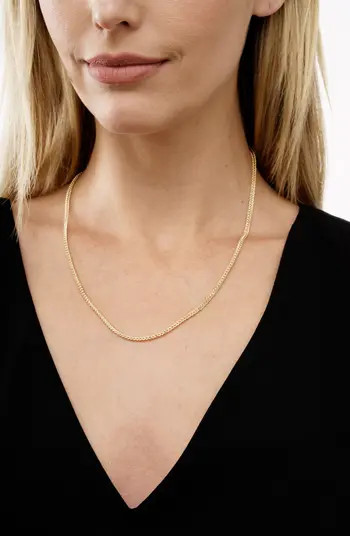 Bony Levy Ofira 14K Gold Cuban Chain Necklace | Nordstrom | Nordstrom