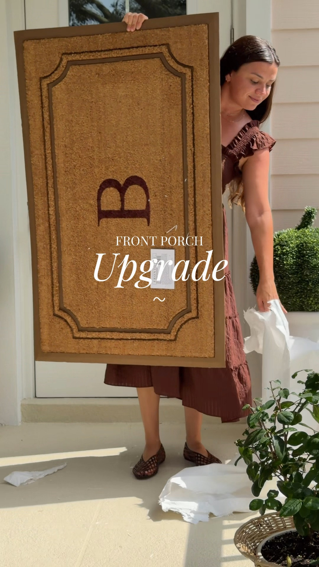 The front door upgrade I didn’t know I needed 🤎 This Frontgate Pembrook Monogrammed Coco Doormat is such a beautiful way to make your entryway feel instantly more polished and welcoming season after season.

✨Currently 30% off ✨

I love the classic bordered design + personalized monogram — it has that timeless, coastal chic, classic home look that works beautifully with a variety of exterior styles. And the natural coco/coir texture adds the perfect warm, organic touch to the front porch.

If you’re looking for a monogrammed doormat, personalized doormat, classic doormat, coastal doormat, outdoor entryway decor, front porch decor, or timeless coastal home decor, this one is definitely worth adding to your list! 🤎

Shop my Frontgate doormat + more outdoor front porch home favorites through the links below! 

#Frontgate #FrontgateHome #MonogrammedDoormat #PersonalizedDoormat #CocoDoormat #CoirDoormat #Doormat #FrontDoorDecor #FrontPorchDecor #EntrywayDecor #CoastalHomeDecor #CoastalDecor #ClassicHomeDecor #TimelessHomeDecor #ModernCoastal #CoastalStyle #OutdoorDecor #HomeDecorFinds

#LTKSeasonal #LTKHome #LTKSaleAlert