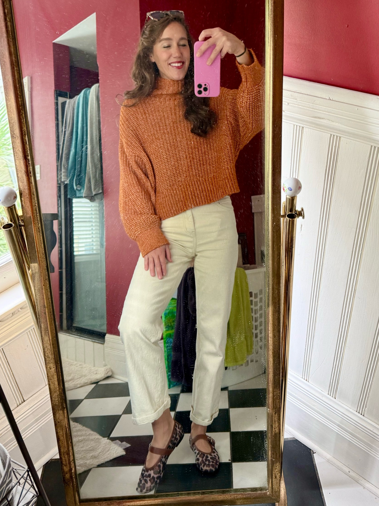 Orange turtleneck is old @hm
Beige denim is @easyclothesusa
Ballet flats are @amazon

#LTKStyleTip #LTKFindsUnder50 #LTKHoliday