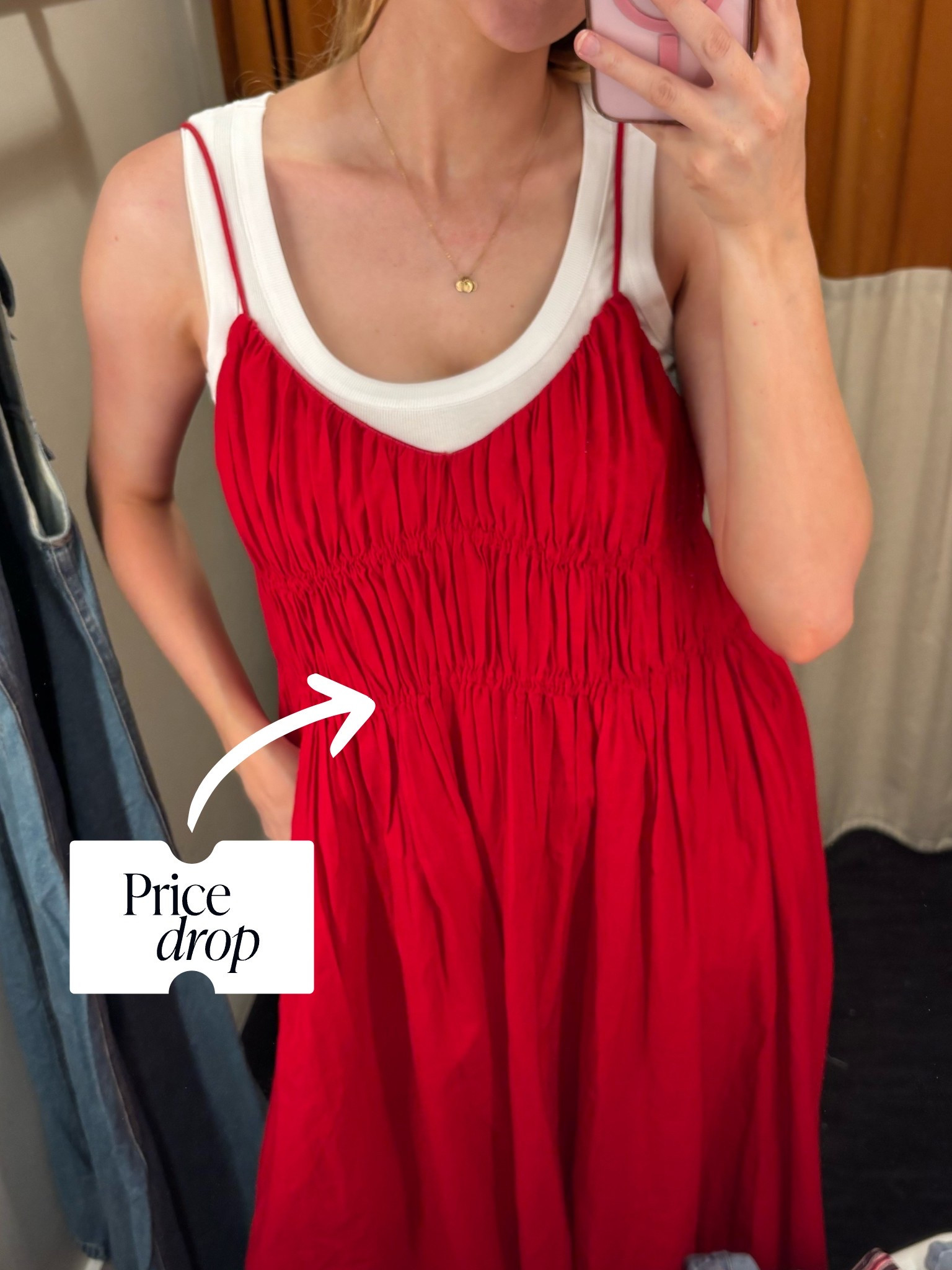 THE DETAILS !! 😍 This beautiful red dress is everything! & it’s ON SALE !! 

use code SUMMERTIME at checkout to save $$

#madewell #reddress #garmentfriendly
