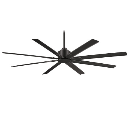 MinkaAire F896-65-CL Coal Xtreme H2O 65" 8 Blade  Indoor / Outdoor Ceiling Fan with Remote Includ... | Build.com, Inc.