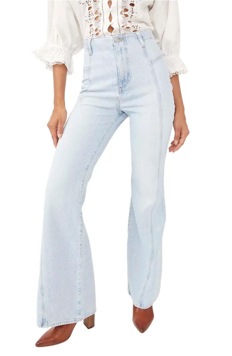 Florence Flare High Waist Jeans | Nordstrom