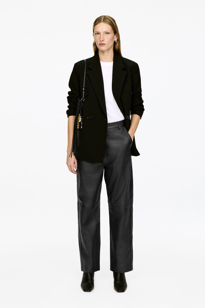 Relaxed Leather Trousers | Arket UK